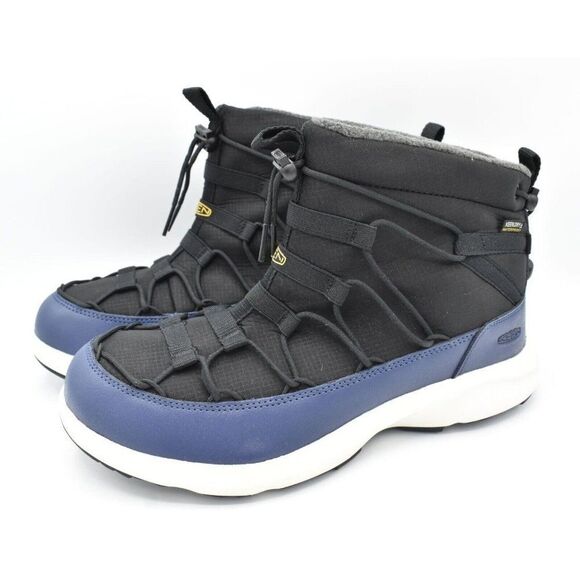 Keen Mens Size 9 UNEEK SNK Chukka Blue Black Waterproof Boots Shoes